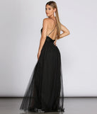 Arya Formal Embroidered Tulle Dress
