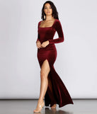 Coretta Velvet Evening Gown