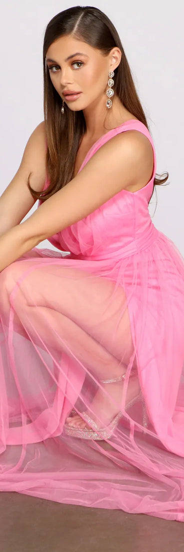 double slit dress Bridget Double Slit Dress