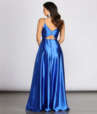 Maddie Formal Satin A-Line Dress