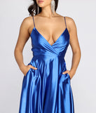 Maddie Formal Satin A-Line Dress