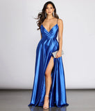 Maddie Formal Satin A-Line Dress