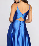 Maddie Formal Satin A-Line Dress