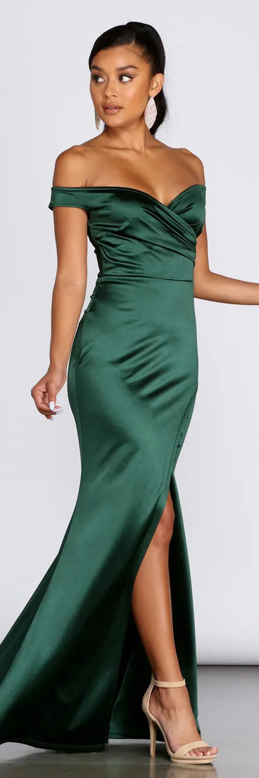 Brit Formal Off The Shoulder Dress