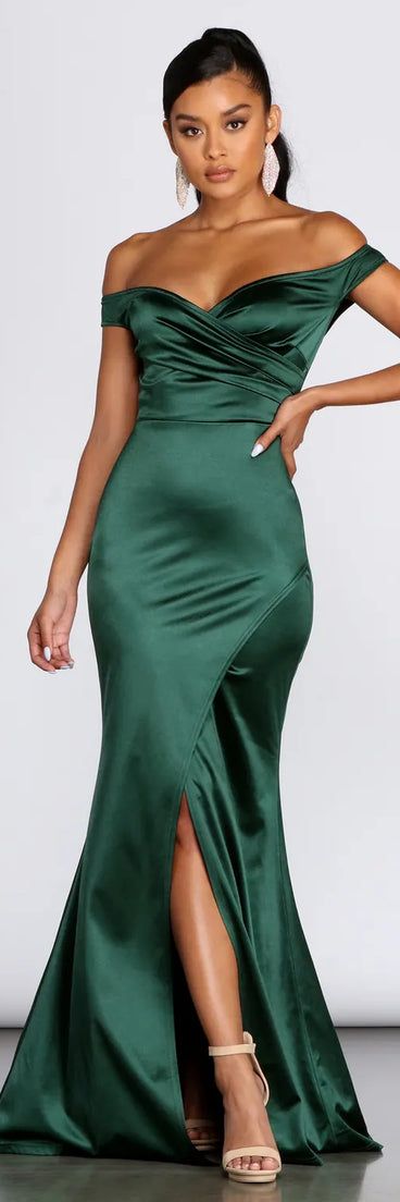 Brit Formal Off The Shoulder Dress