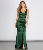 Adeline Formal Satin Dress