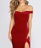 Enya Velvet Glitter Mermaid Dress