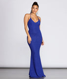 Tessa Formal Sleeveless Glitter Dress