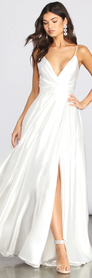 Vianney Formal Satin Dress