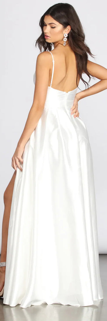 Vianney Formal Satin Dress