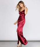 Zora Formal Satin Dress