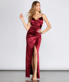 Zora Formal Satin Dress