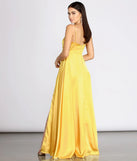 Bonnie Satin A Line Dress