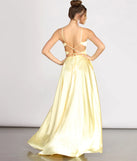 Shonda Charmeuse Satin A-Line Dress