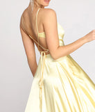 Shonda Charmeuse Satin A-Line Dress