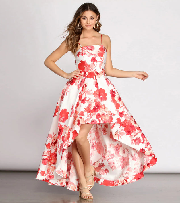 Kamala Floral High Low Dress