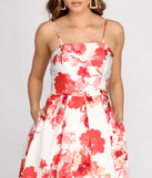 Kamala Floral High Low Dress