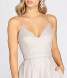 Jasmine Formal Glitter A-Line Dress