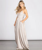 Jasmine Formal Glitter A-Line Dress