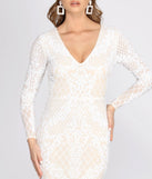 Misha Sequin Mermaid Dress