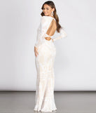 Misha Sequin Mermaid Dress
