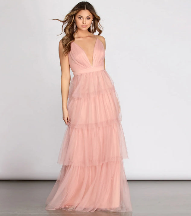 Perrie Formal Layered Tulle Dress | Windsor