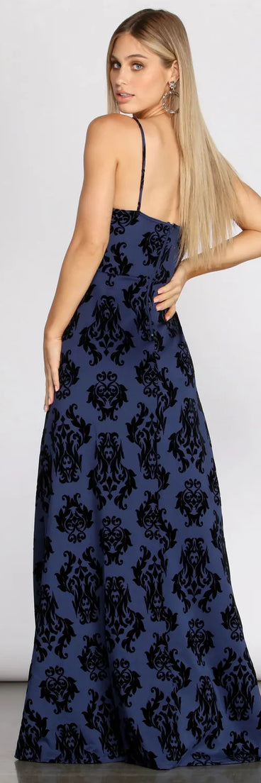 Leila Scuba A-Line Dress