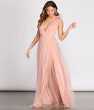 Tatyana Tulle Ruffle A-Line Dress