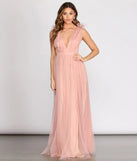 Tatyana Tulle Ruffle A-Line Dress