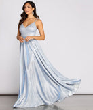 Elana Glitter A-Line Dress