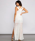 Tara Formal Sequin High Slit Dress