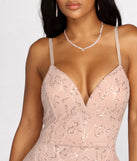 Vivian Textured Sequin Mermaid Dress