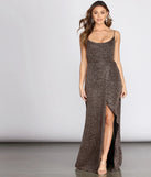 Isla Formal Glitter A-Line Dress