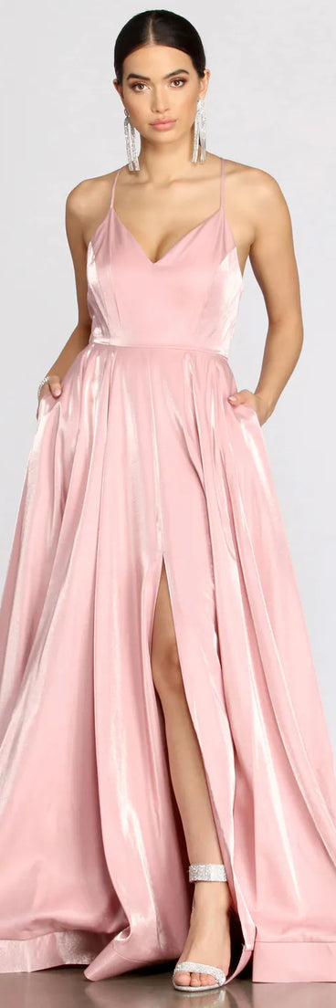 Toni Low Back A-Line Dress