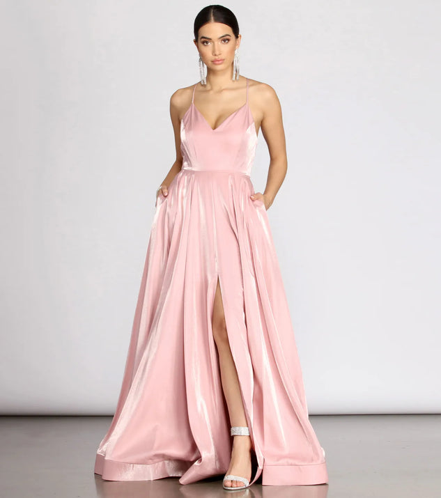 Toni Low Back A-Line Dress