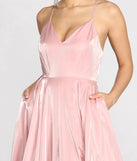 Toni Low Back A-Line Dress