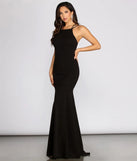 Adalee Formal Applique Mermaid Dress