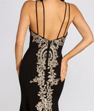 Adalee Formal Applique Mermaid Dress