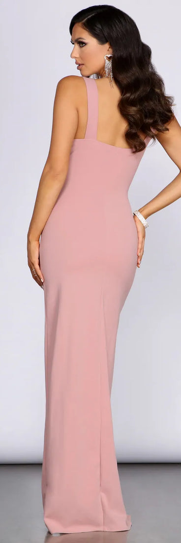 Jane Wrap Front Formal Dress