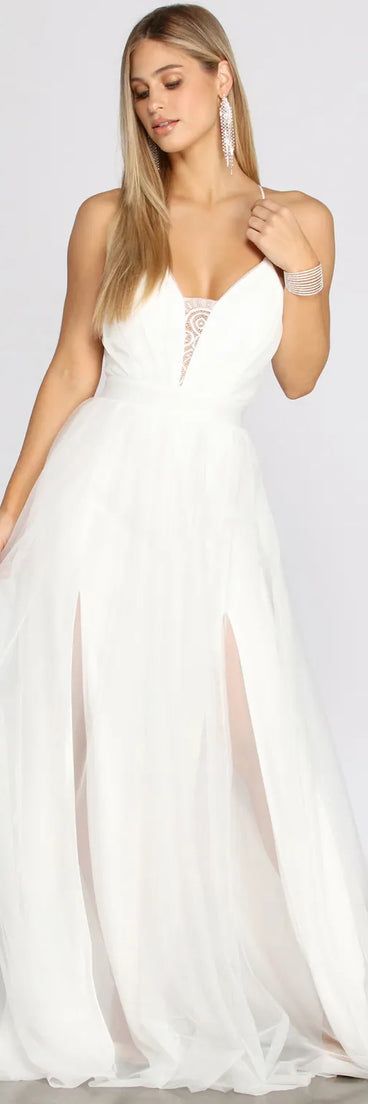 Maxine A-Line Tulle Dress