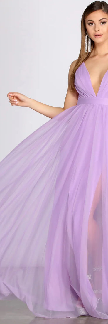 Jodi Tulle A-Line Dress