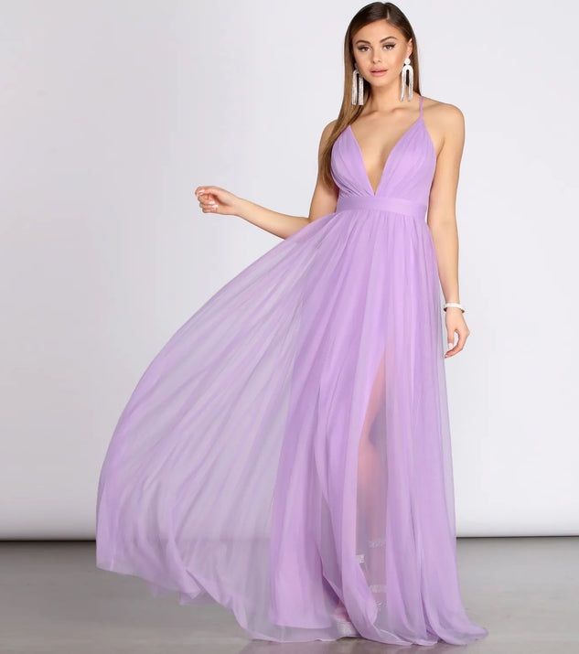 Jodi Tulle A-Line Dress