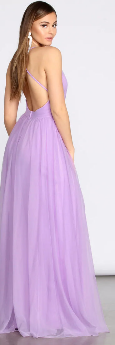 Jodi Tulle A-Line Dress