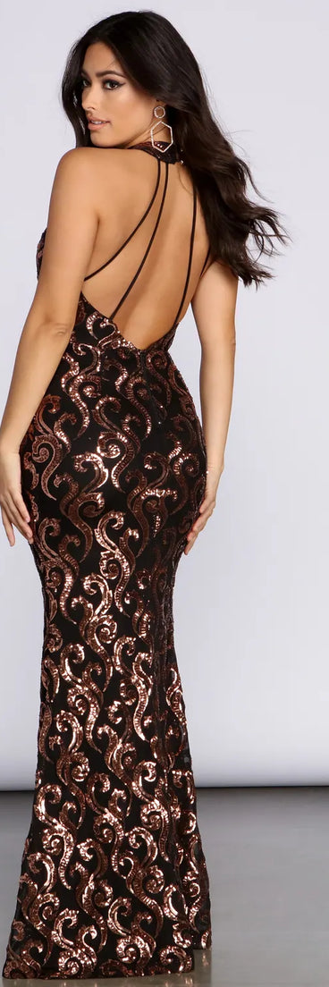 Lei Formal Sequin Mermaid Dress