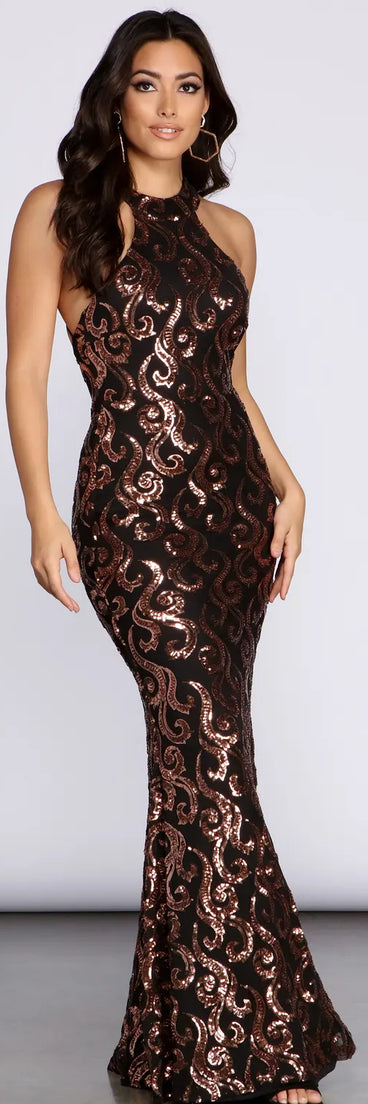 Lei Formal Sequin Mermaid Dress