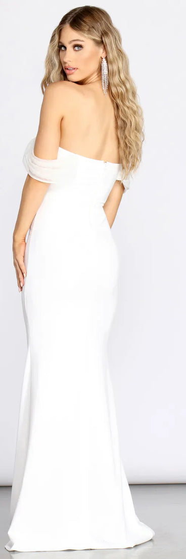 Kalel Off The Shoulder Mermaid Dress