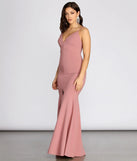 Alia Deep V Mermaid Dress