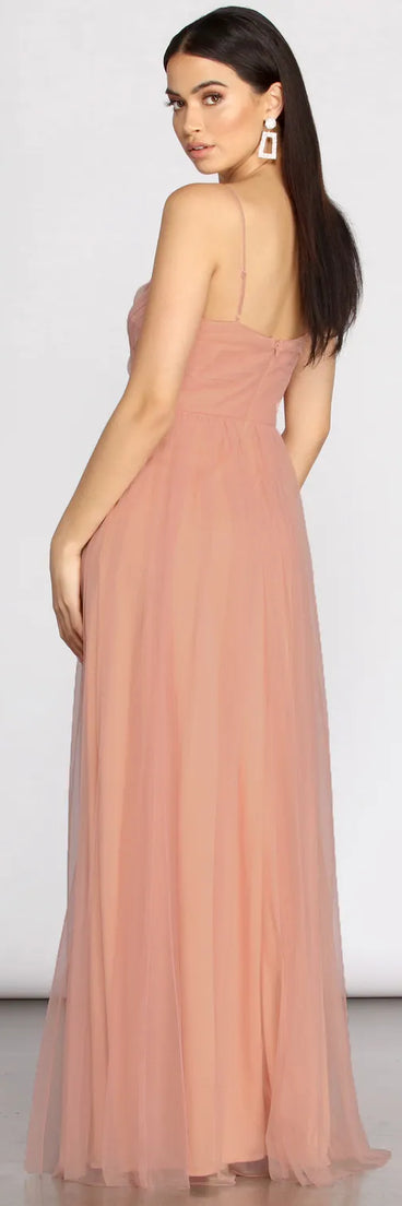 Devon Tulle A-Line Dress