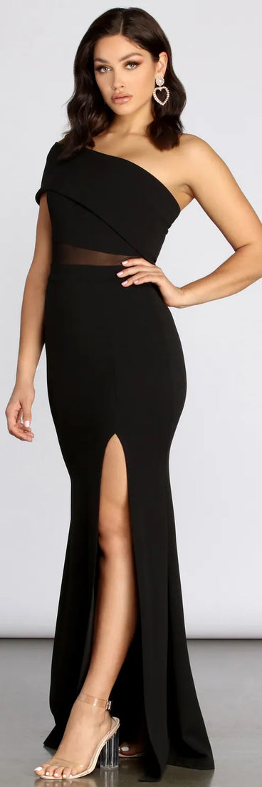 Velida One Shoulder Mermaid Dress