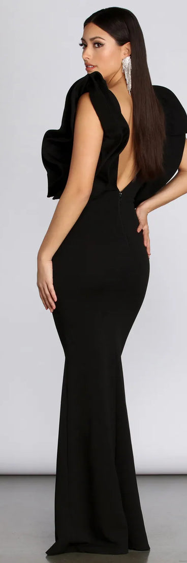 Amelida Long Slim Evening Gown